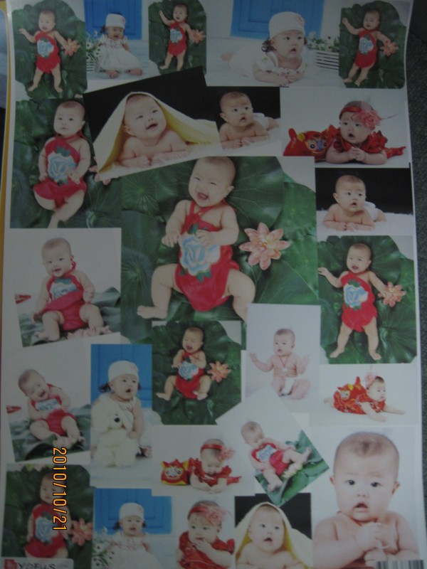 大拼盤年歷海報(bào)有點(diǎn)小遺憾，以后注意 了