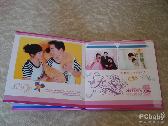 照片書的工藝和影樓是一樣的，很有質(zhì)感