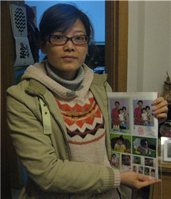 看看吧，其實(shí)照片書是A4尺寸，跟我一起明顯就看不出來(lái)了